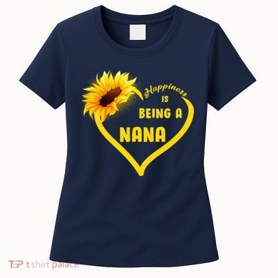 Happiness Is Being Called Nana Sunflower Women's T-Shirt