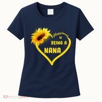 Happiness Is Being Called Nana Sunflower Women's T-Shirt thumb 0