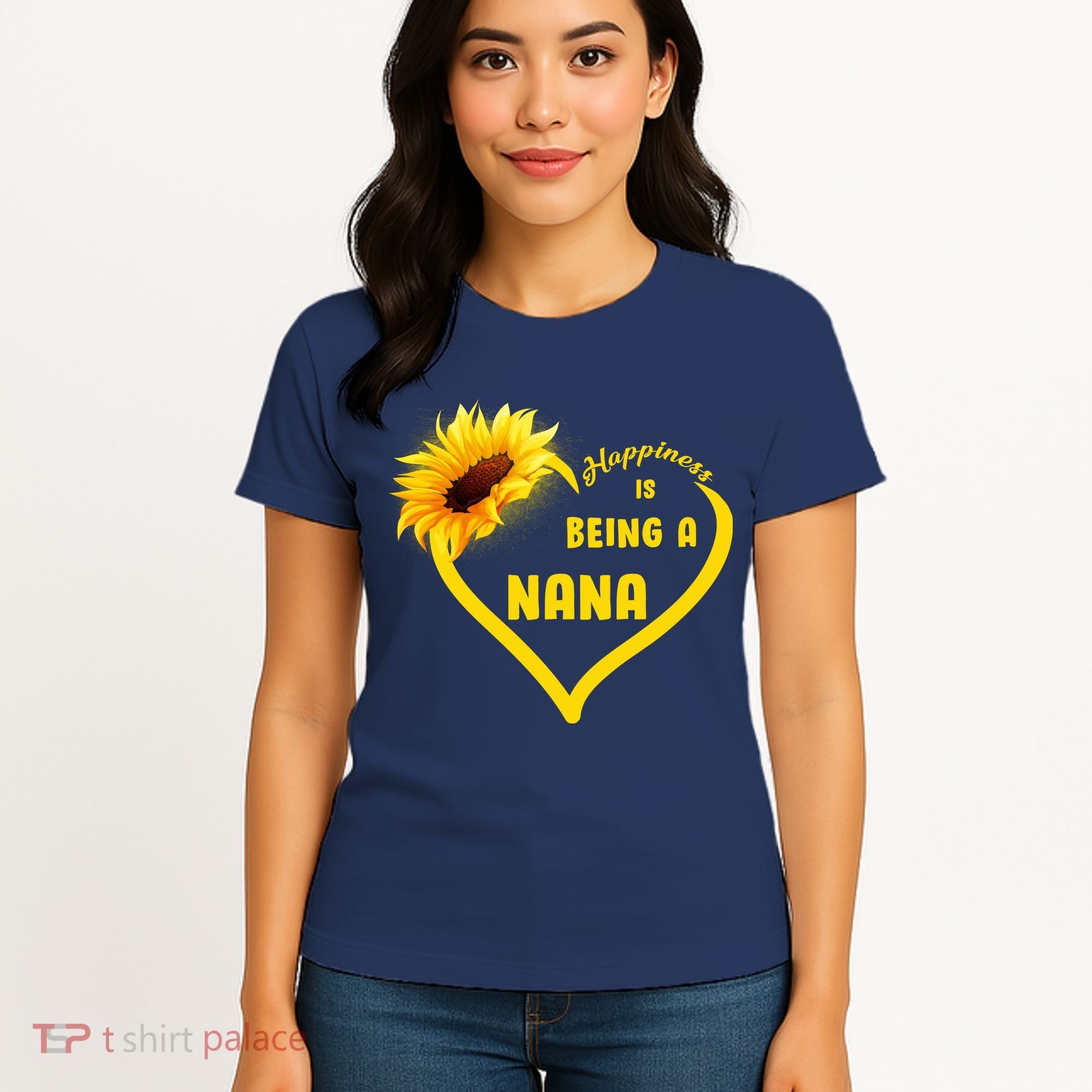 Happiness Is Being Called Nana Sunflower Women's T-Shirt