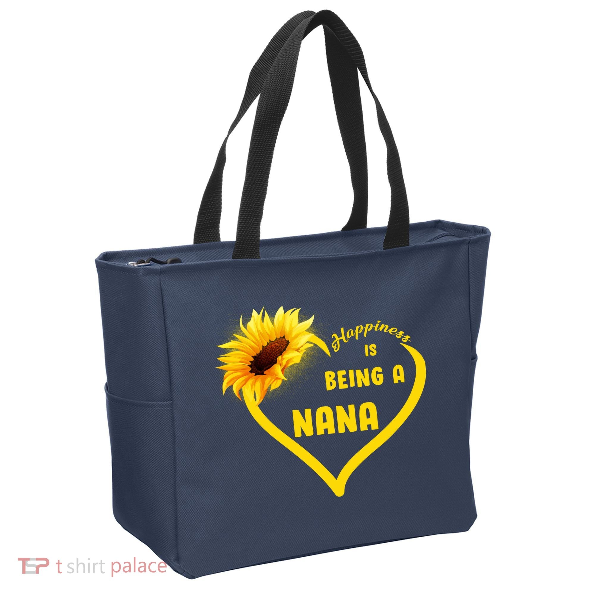 Happiness Is Being Called Nana Sunflower Tote Bag