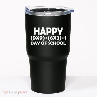 Happy 100 Days Of School Math Equation Tumbler