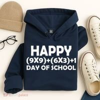 Happy 100 Days Of School Math Equation Hoodie thumb 4