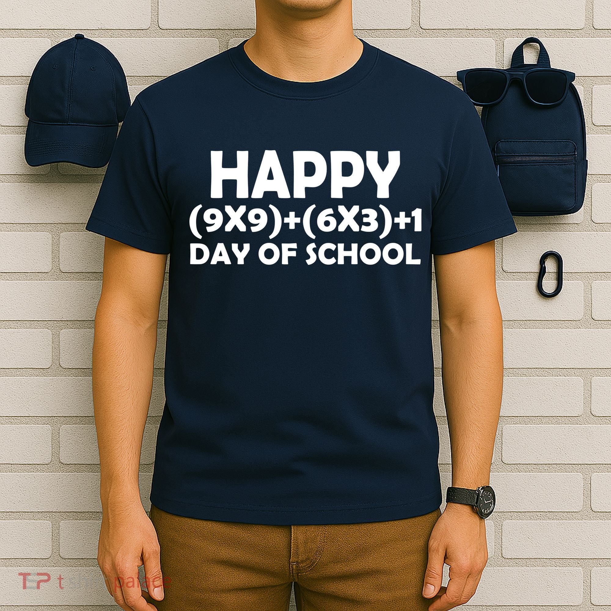 Happy 100 Days Of School Math Equation T-Shirt