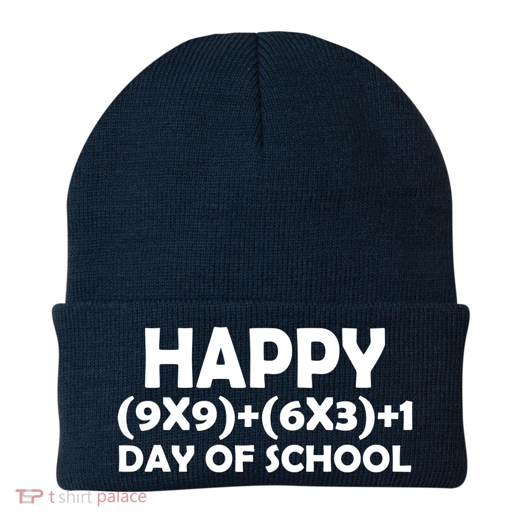 Happy 100 Days Of School Math Equation Beanie