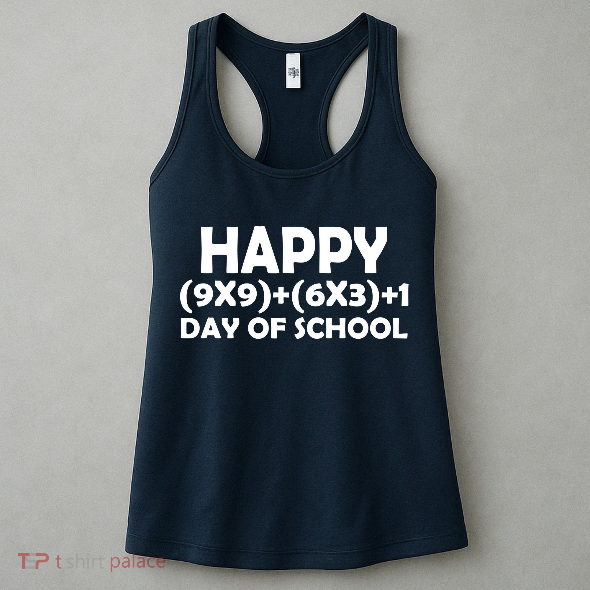 Happy 100 Days Of School Math Equation Women's Tank Top