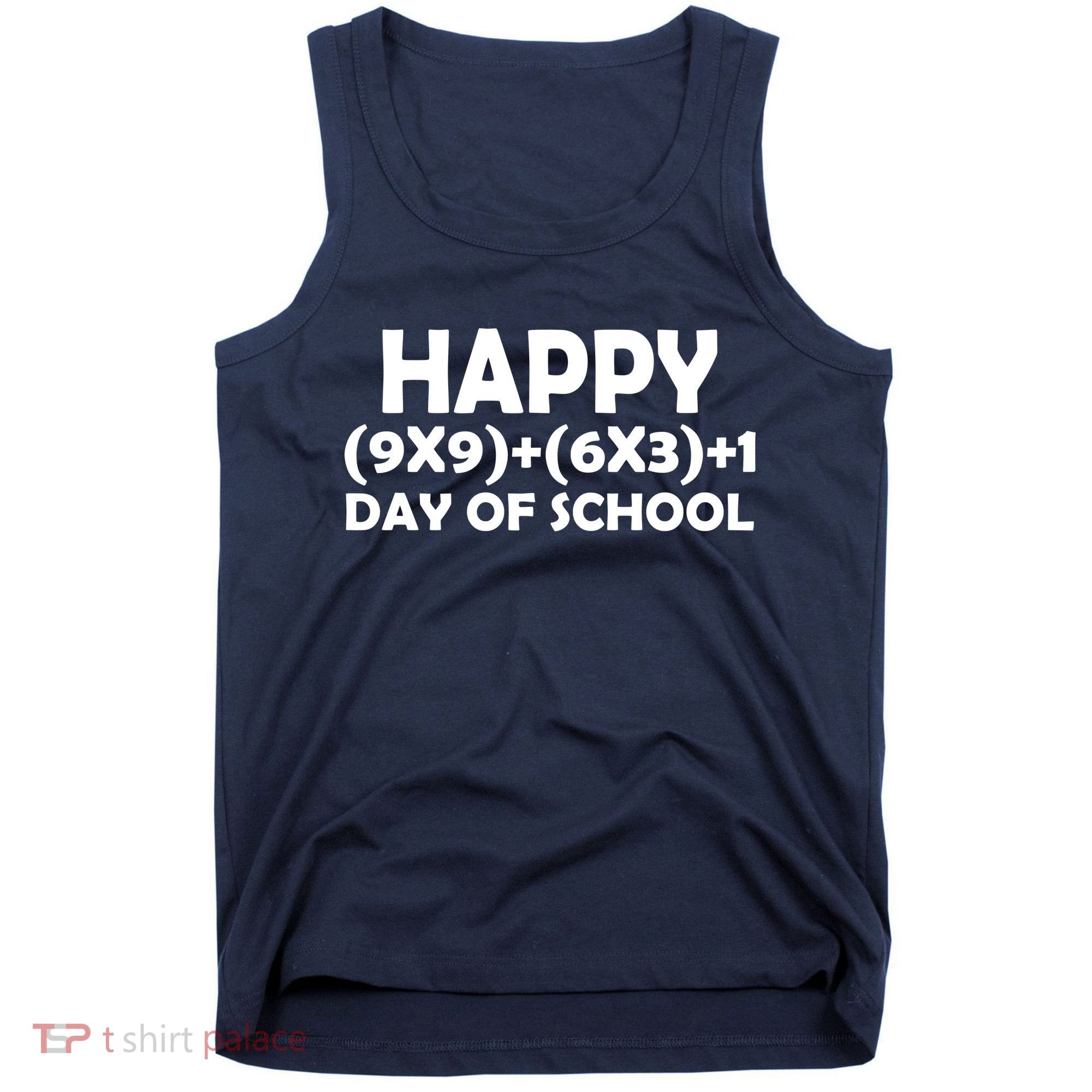 Happy 100 Days Of School Math Equation Tank Top