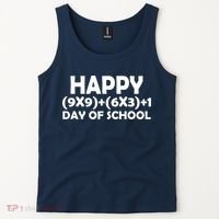 Happy 100 Days Of School Math Equation Tank Top thumb 2