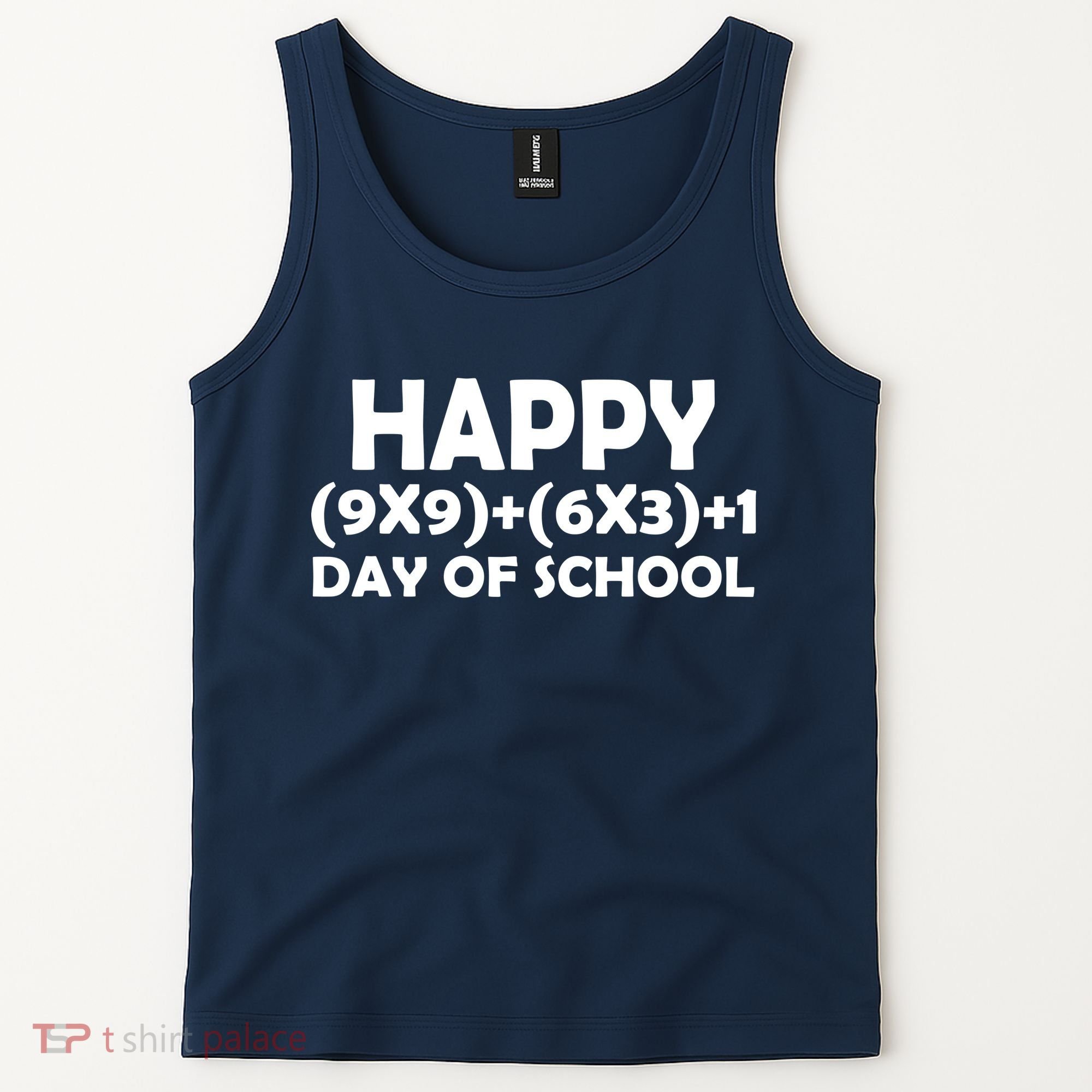 Happy 100 Days Of School Math Equation Tank Top