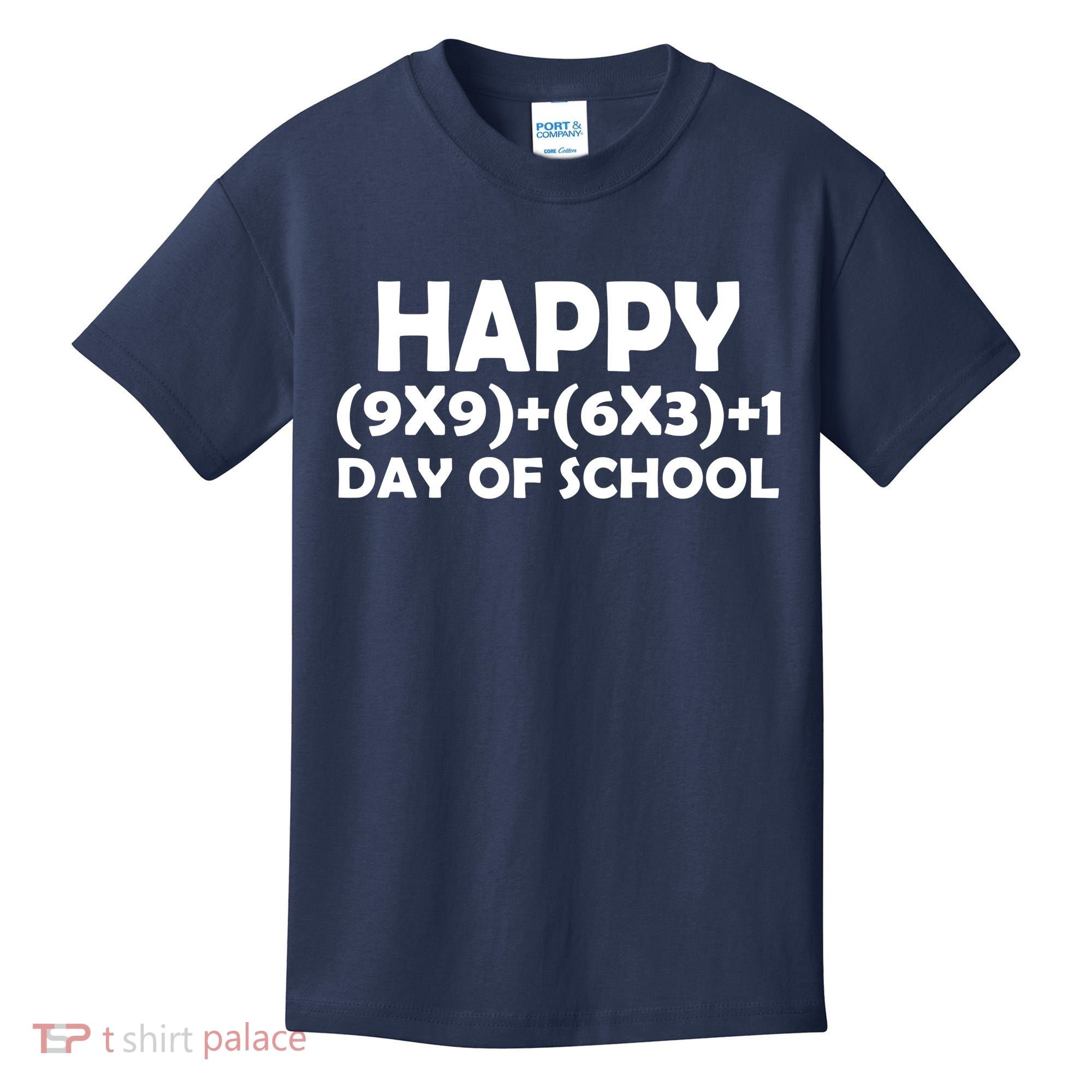 Happy 100 Days Of School Math Equation Kids T-Shirt