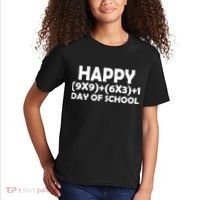 Happy 100 Days Of School Math Equation Kids T-Shirt thumb 2