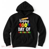 Happy 100th Day Of Kindergarten Pencil Hoodie thumb 0