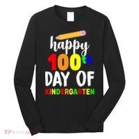 Happy 100th Day Of Kindergarten Pencil Long Sleeve Shirt thumb 0