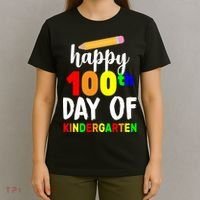 Happy 100th Day Of Kindergarten Pencil T-Shirt thumb 4