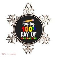 Happy 100th Day Of Kindergarten Pencil Ornament thumb 0