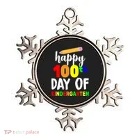 Happy 100th Day Of Kindergarten Pencil Ornament thumb 0