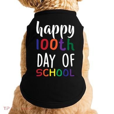 Happy 100th Day Of School Doggie Tank