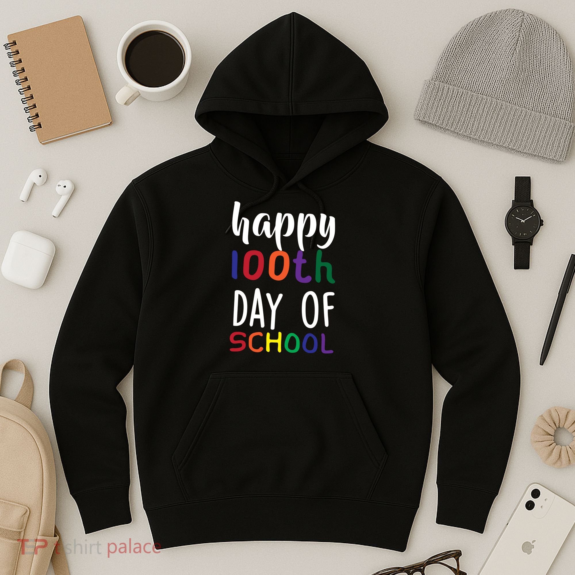 Happy 100th Day Of School Hoodie