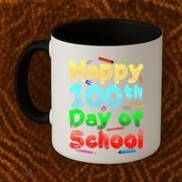 Happy 100th Day of School Coffee Mug thumb 2