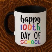 Happy 100th Day Of School Coffee Mug thumb 2