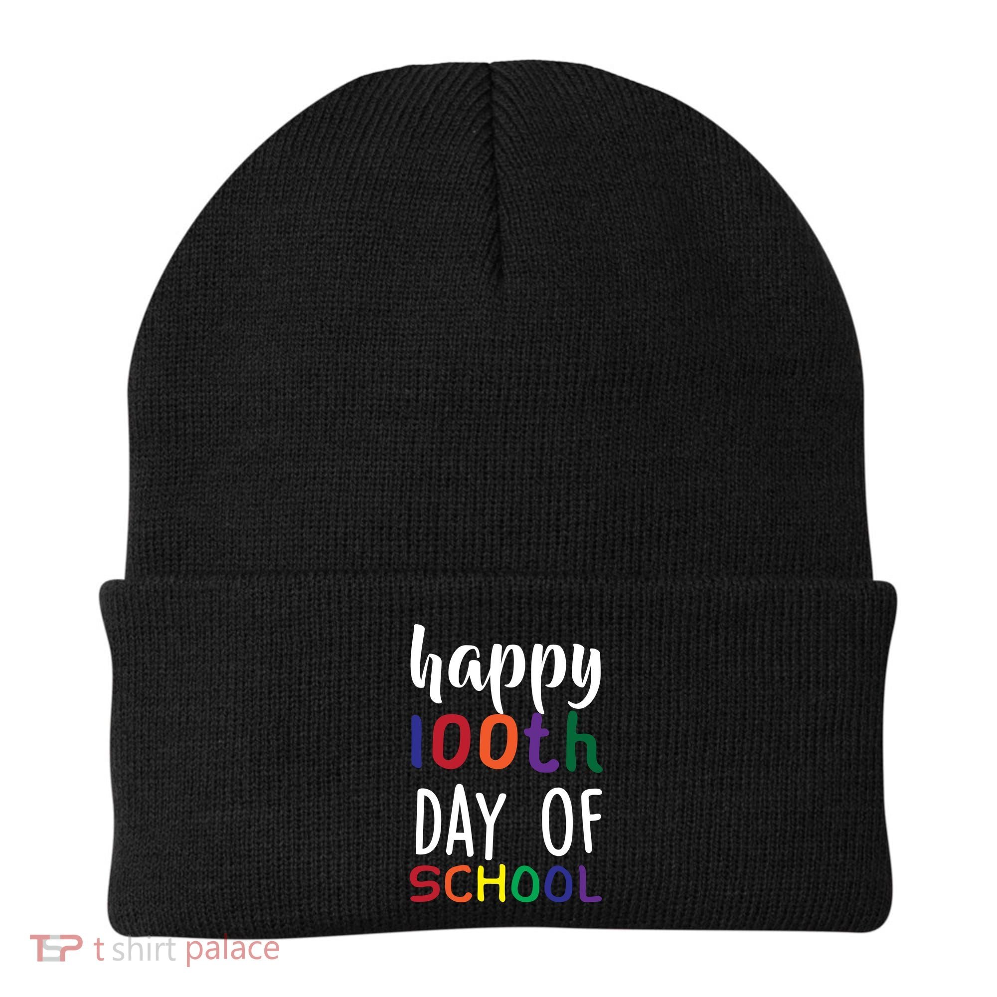 Happy 100th Day Of School Beanie