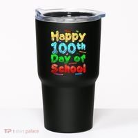 Happy 100th Day of School Tumbler thumb 0