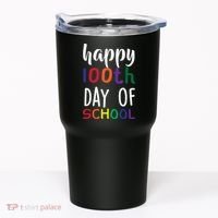 Happy 100th Day Of School Tumbler thumb 0