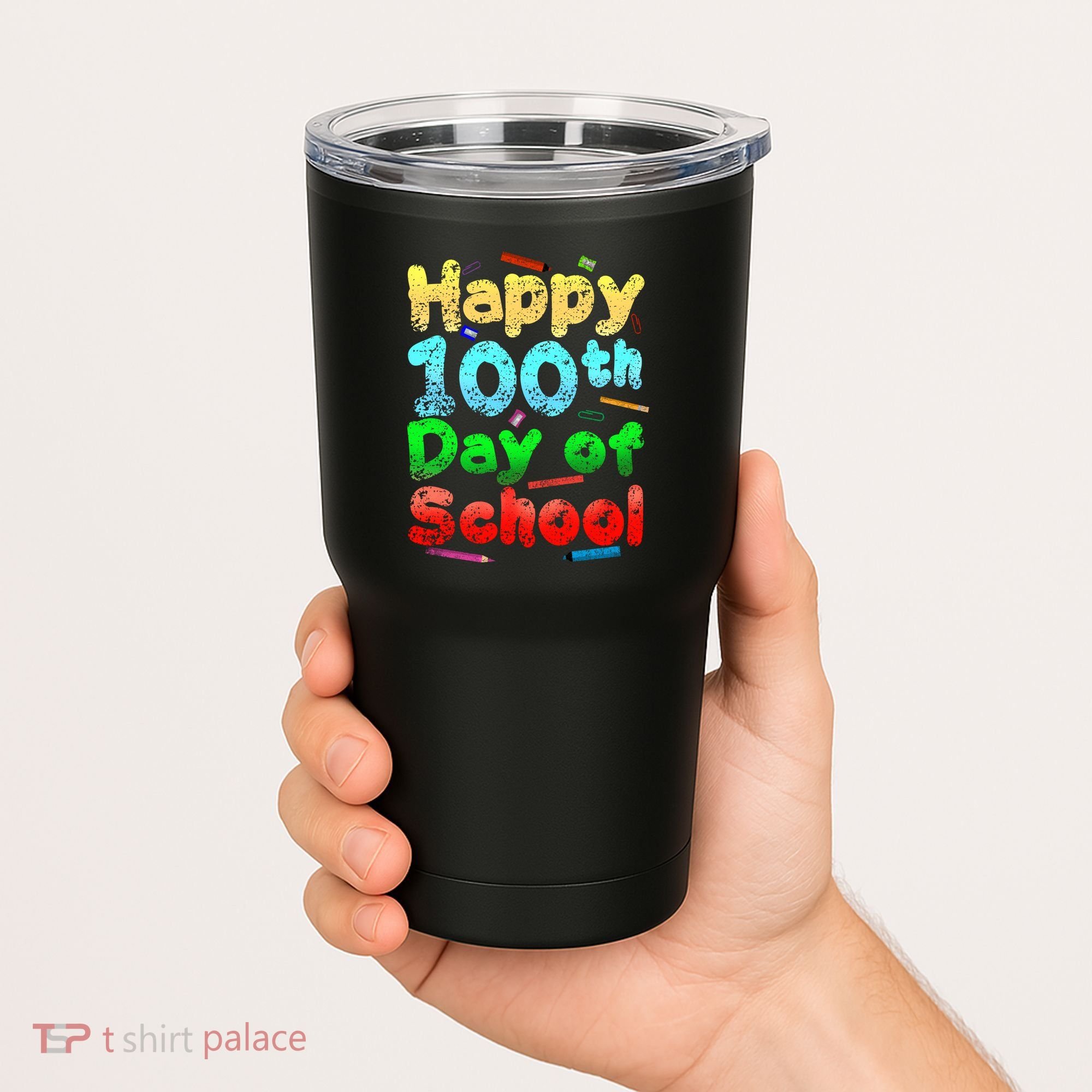 Happy 100th Day of School Tumbler
