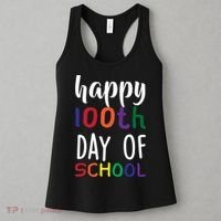 Happy 100th Day Of School Women's Tank Top thumb 3