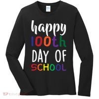 Happy 100th Day Of School Women's Long Sleeve Shirt thumb 0