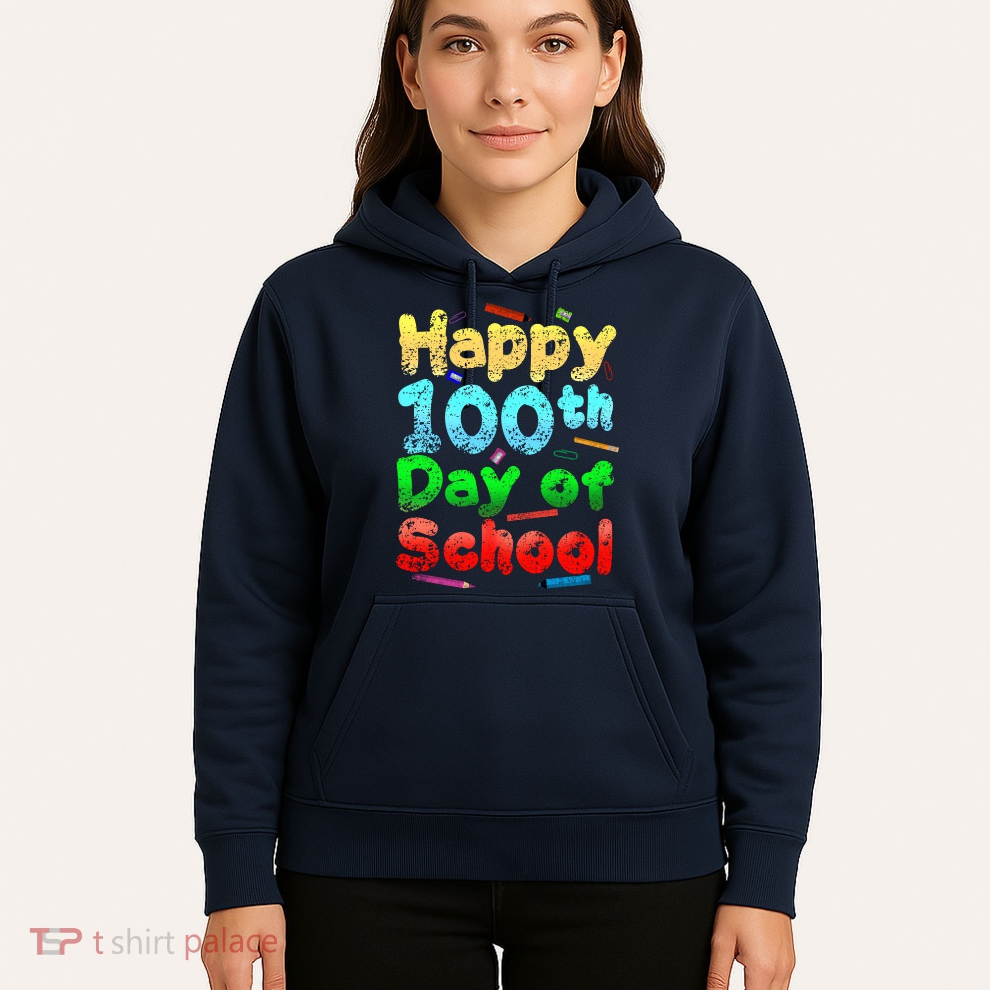 Happy 100th Day of School Hoodie