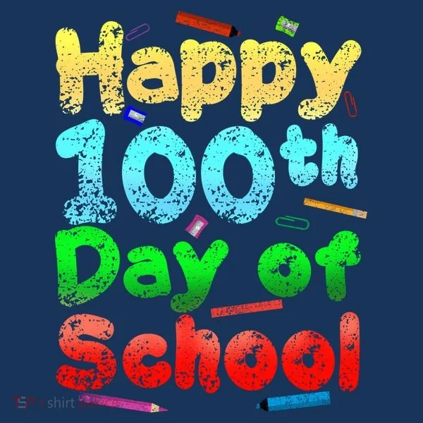 Happy 100th Day of School Long Sleeve Shirt
