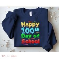 Happy 100th Day of School Sweatshirt thumb 2