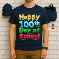 Happy 100th Day of School T-Shirt thumb 6