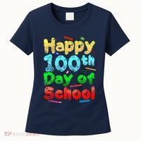 Happy 100th Day of School Women's T-Shirt thumb 0