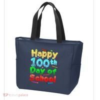 Happy 100th Day of School Tote Bag thumb 3