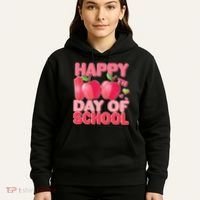 Happy 100th Day of School Cute Apples Hoodie thumb 5