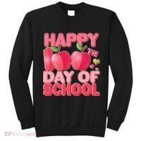 Happy 100th Day of School Cute Apples Sweatshirt thumb 0