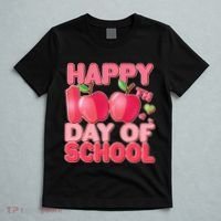 Happy 100th Day of School Cute Apples T-Shirt thumb 5