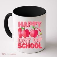 Happy 100th Day of School Cute Apples Coffee Mug thumb 0