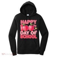Happy 100th Day of School Cute Apples Women's Hoodie thumb 0