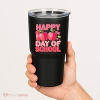 Happy 100th Day of School Cute Apples Tumbler thumb 2