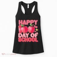 Happy 100th Day of School Cute Apples Women's Tank Top thumb 0