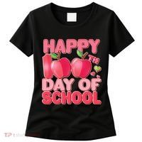 Happy 100th Day of School Cute Apples Women's T-Shirt thumb 0