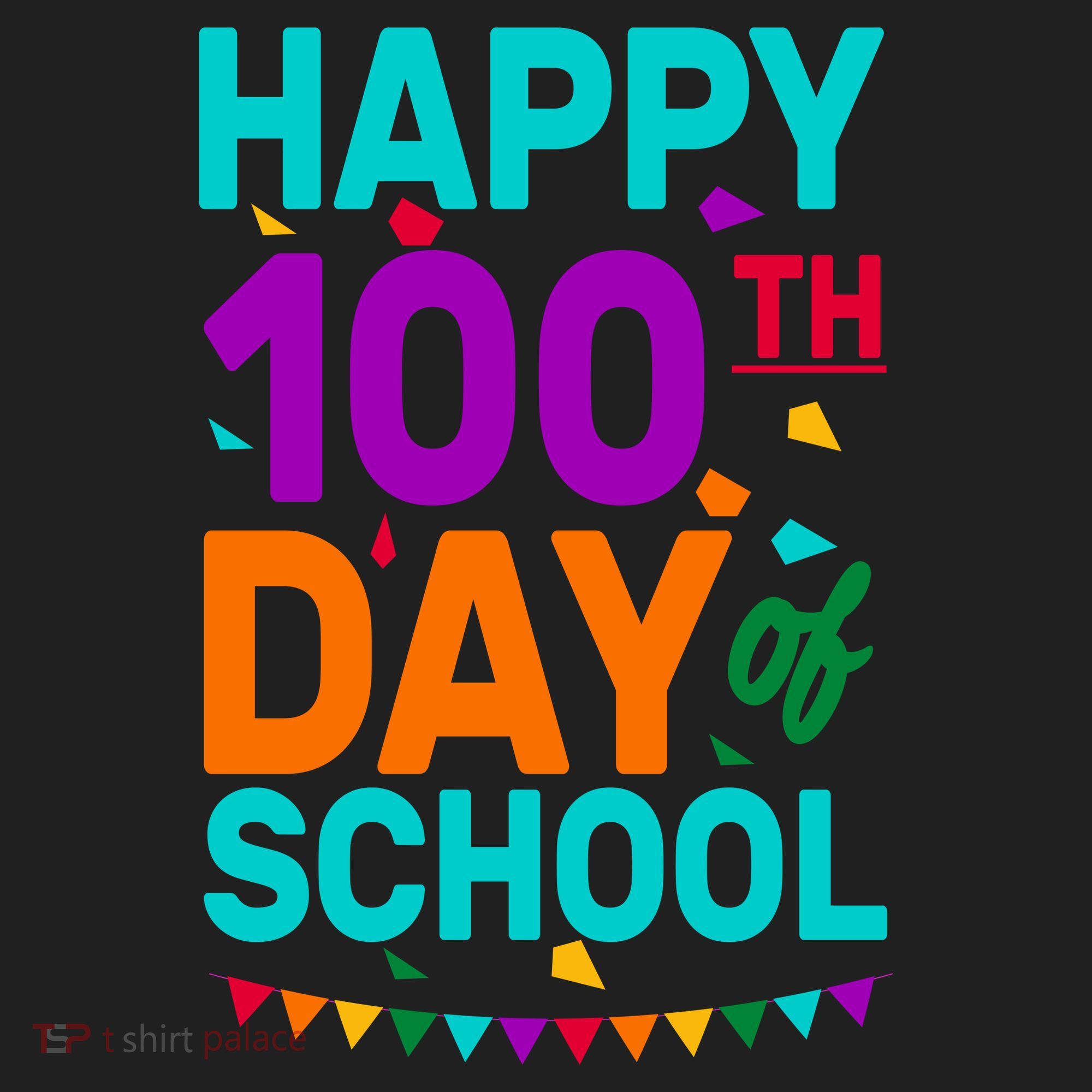 Happy 100th Day Of School For Teacher Or Child Women's Sweatshirt