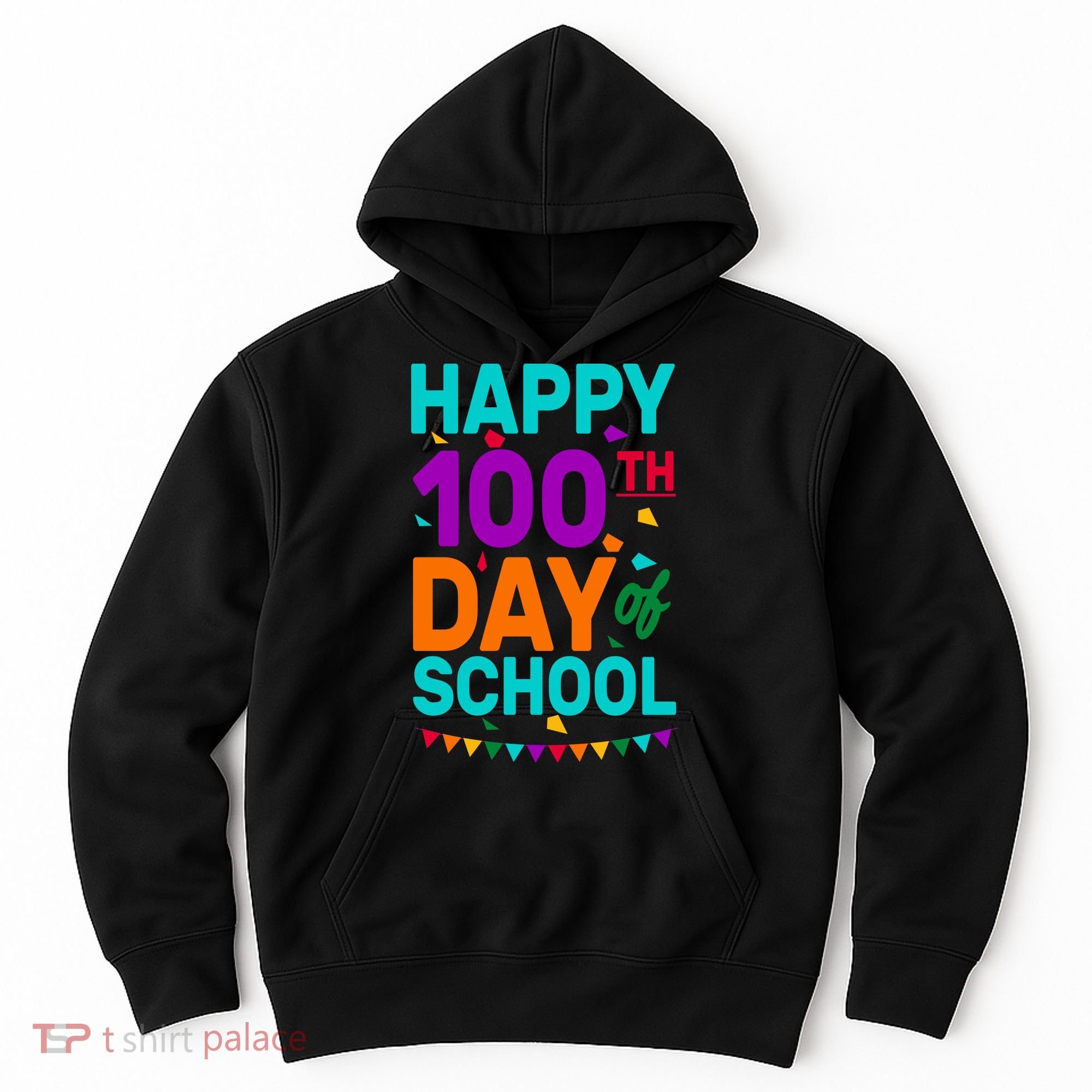 Happy 100th Day Of School For Teacher Or Child Hoodie