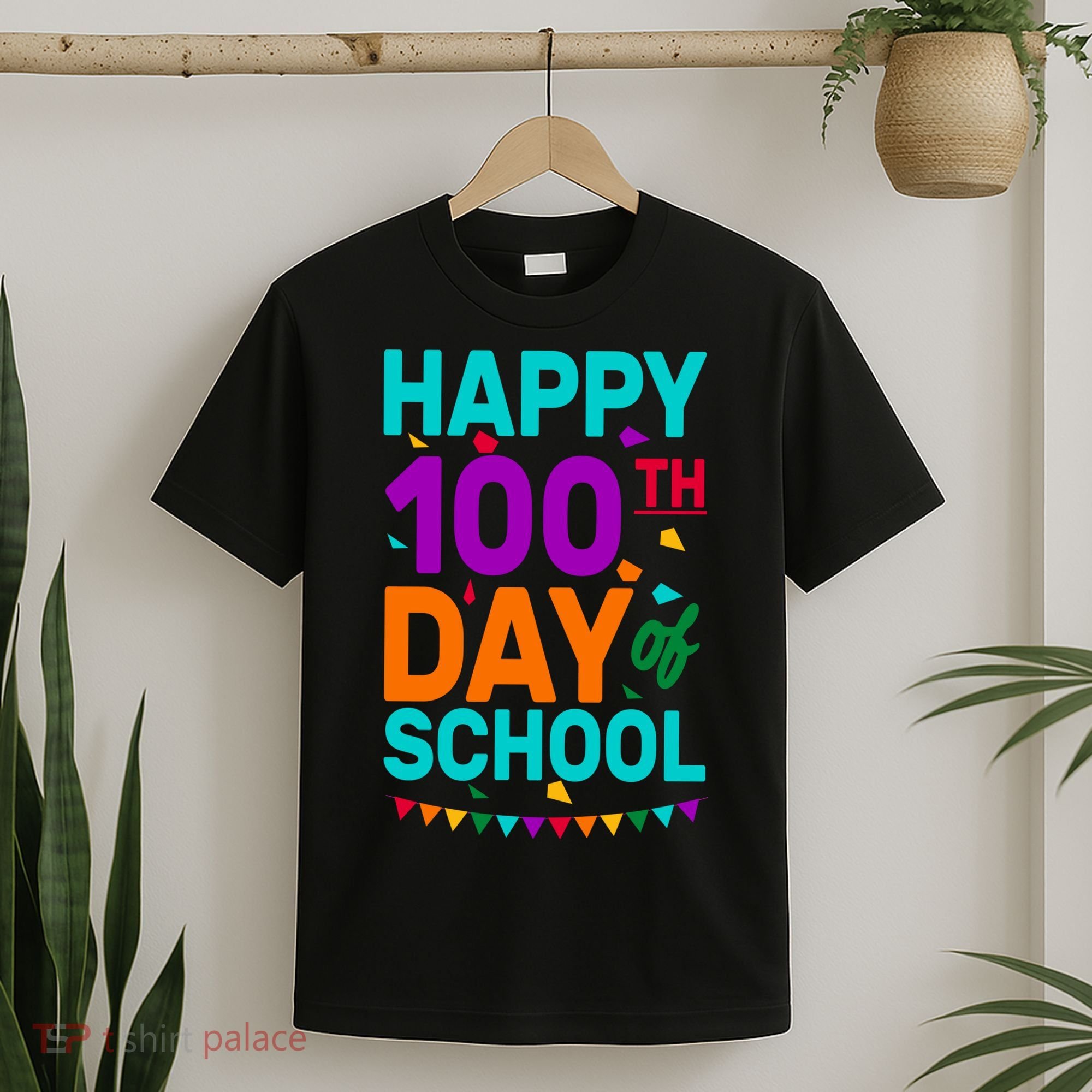 Happy 100th Day Of School For Teacher Or Child T-Shirt