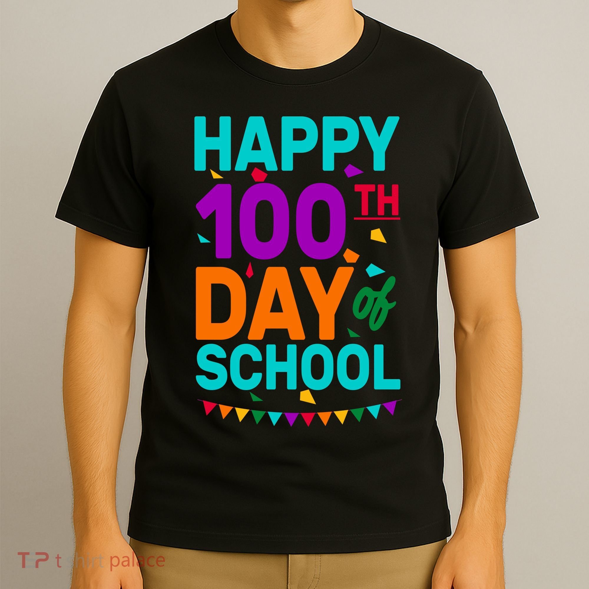Happy 100th Day Of School For Teacher Or Child T-Shirt