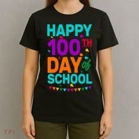Happy 100th Day Of School For Teacher Or Child T-Shirt thumb 4
