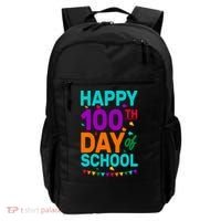 Happy 100th Day Of School For Teacher Or Child Backpack thumb 0