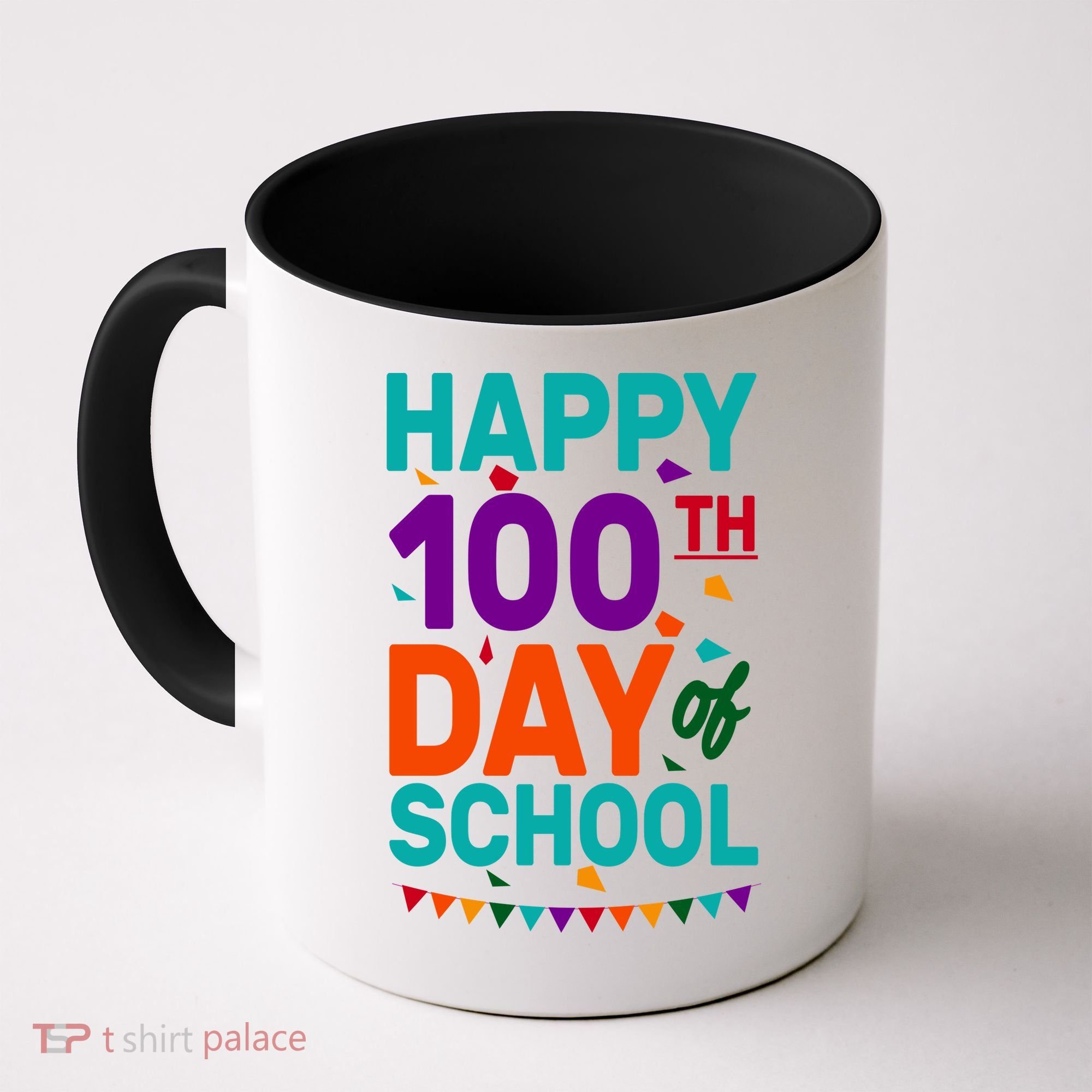 Happy 100th Day Of School For Teacher Or Child Coffee Mug